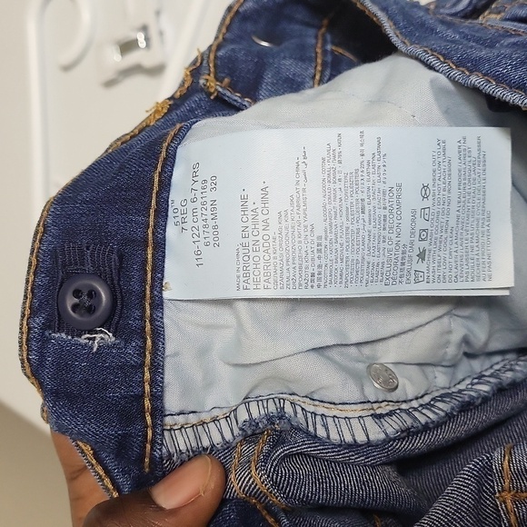 Kids Levi's 510 Skinny Jeans in Size US 7 - Picture 10 of 10